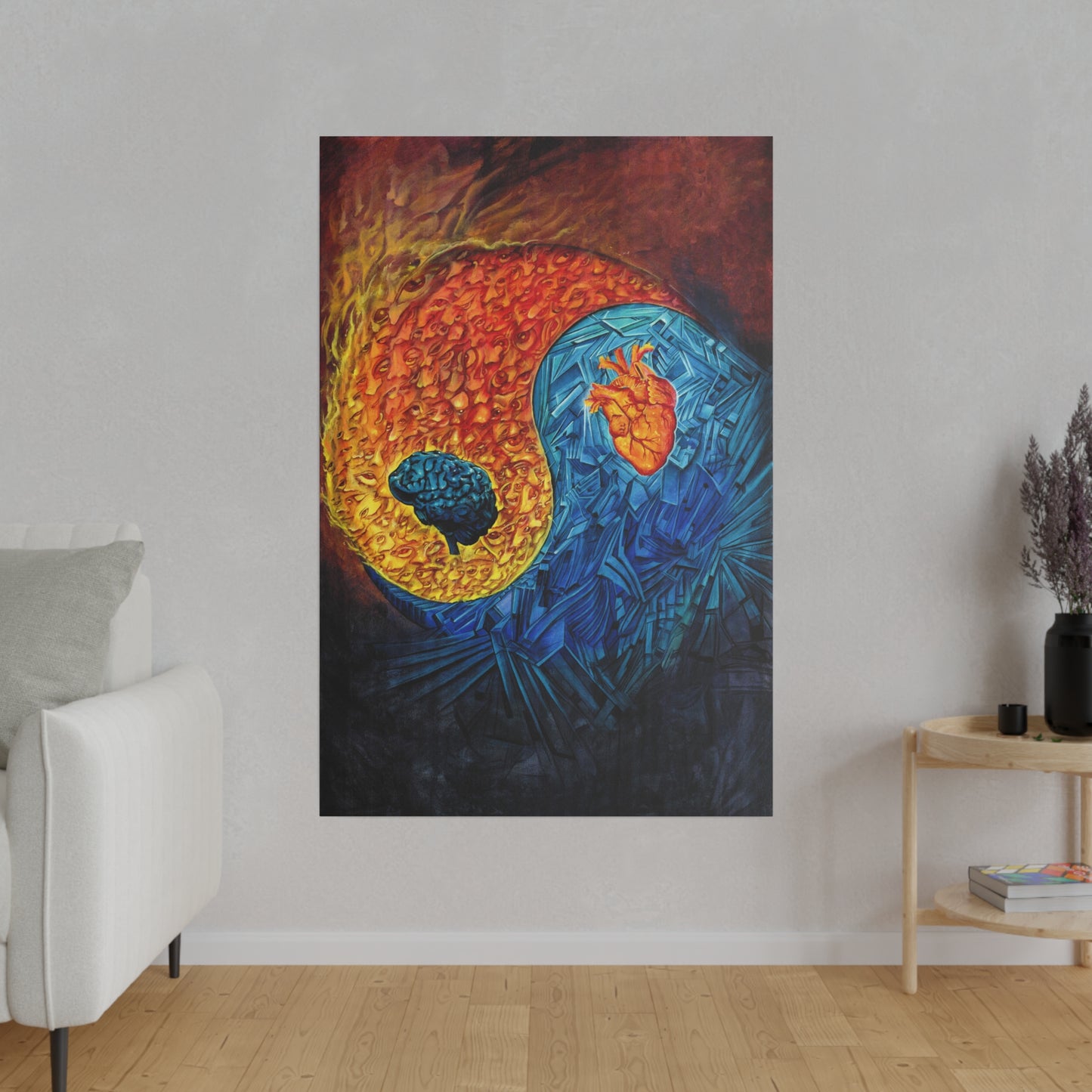 Heart Mind Coherence - Canvas Print