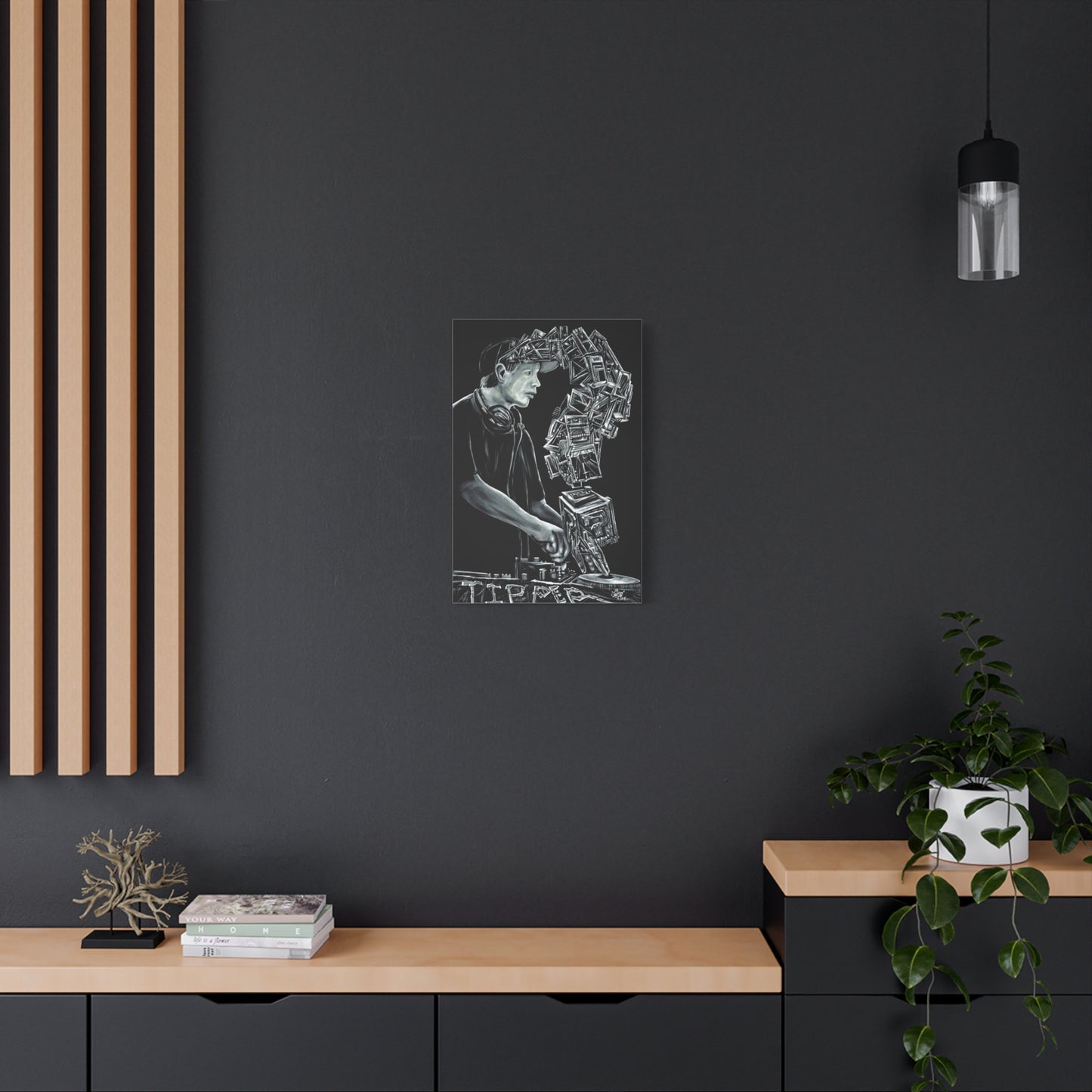 Dave Tipper Portrait - Canvas Print