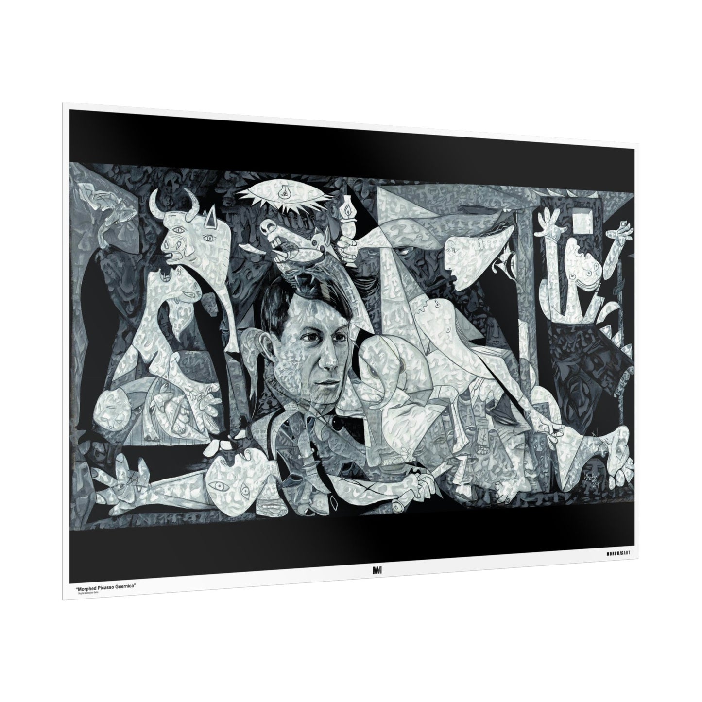 Morphed Picasso Guernica - Posters