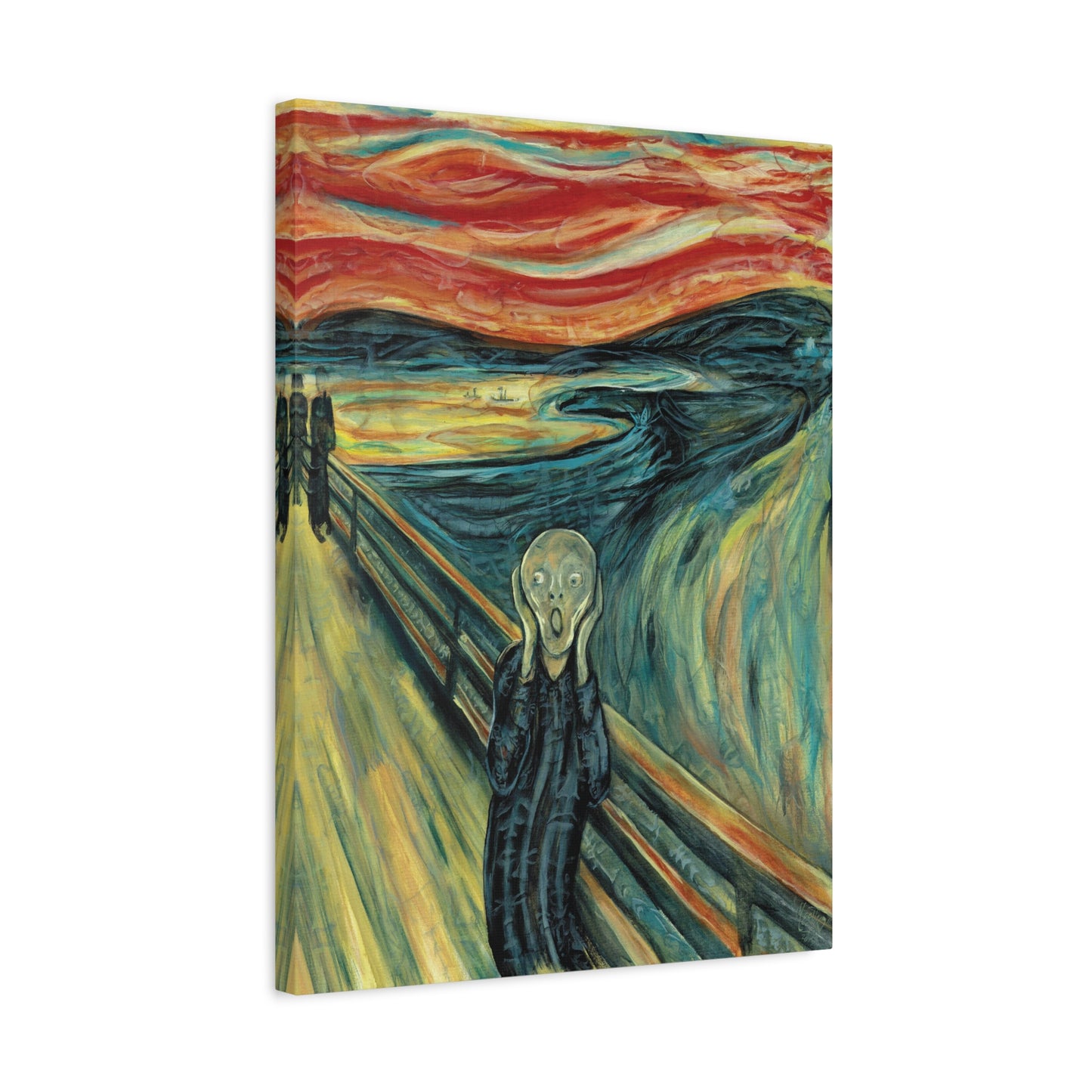 Morphed Scream - Canvas Print