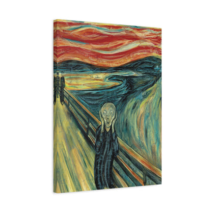 Morphed Scream - Canvas Print