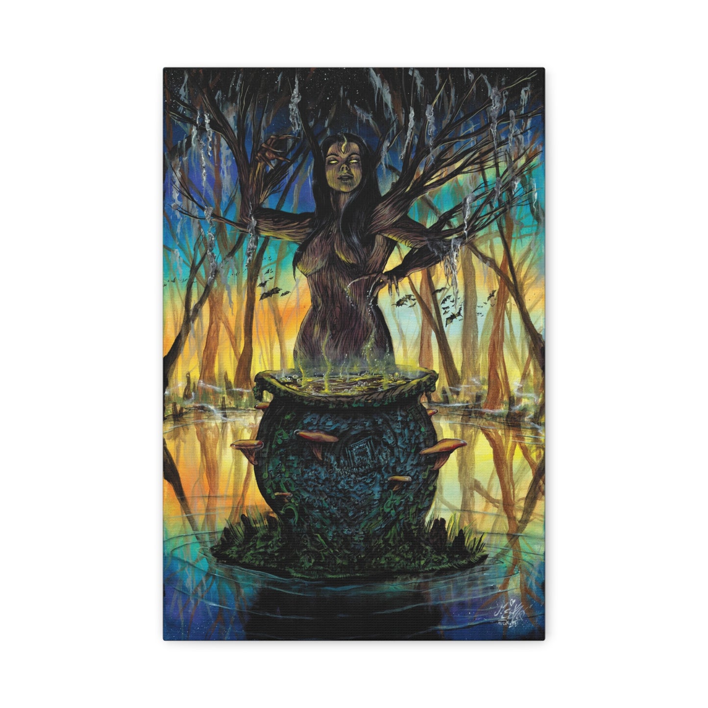 Suwannee Witch - Canvas Print