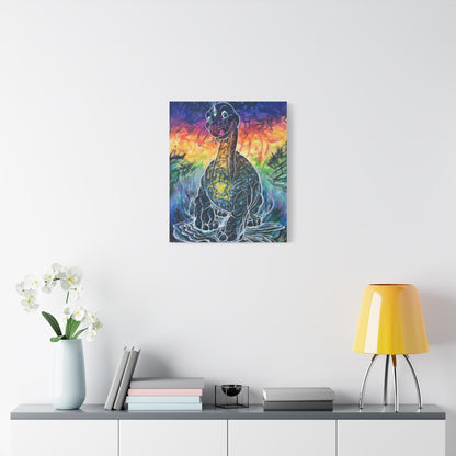 Lost Lands Before Time Littlefoot - Canvas Print