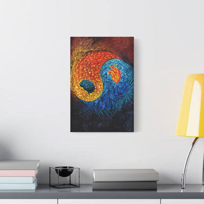 Heart Mind Coherence - Canvas Print