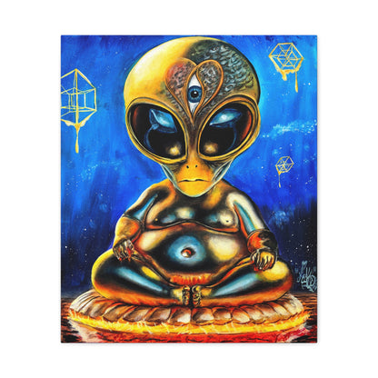 The Cosmic Buddah - Canvas Print