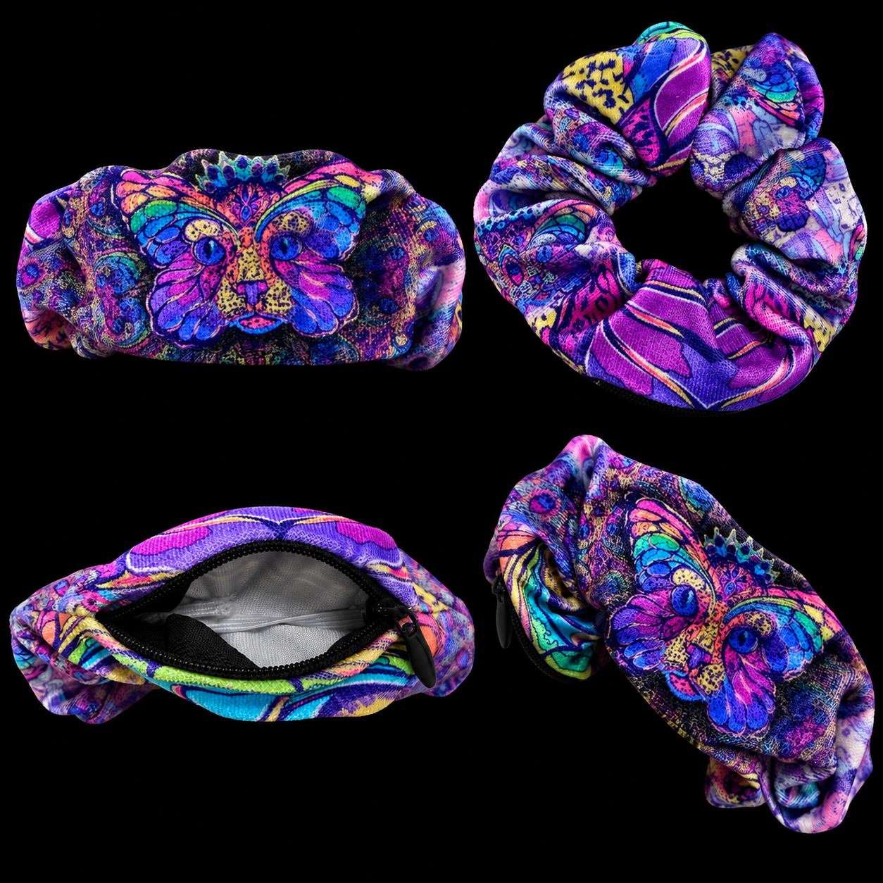 Pastel Space Catterfly - Stash Scrunchie