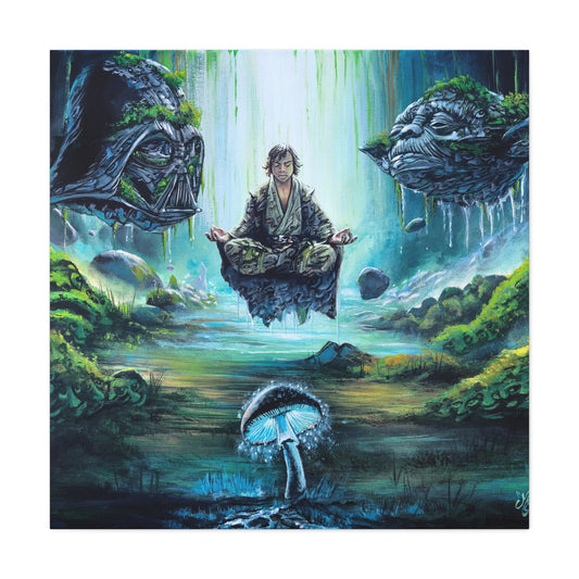 Mycelium Jedi Visions - Canvas Print