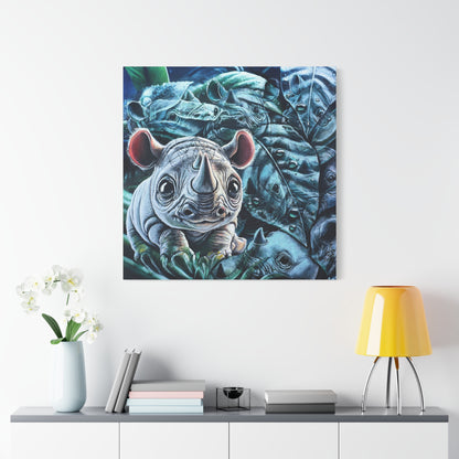 Rhinobody Cares? - Canvas Print