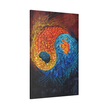 Heart Mind Coherence - Canvas Print