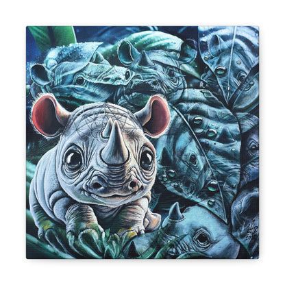 Rhinobody Cares? - Canvas Print