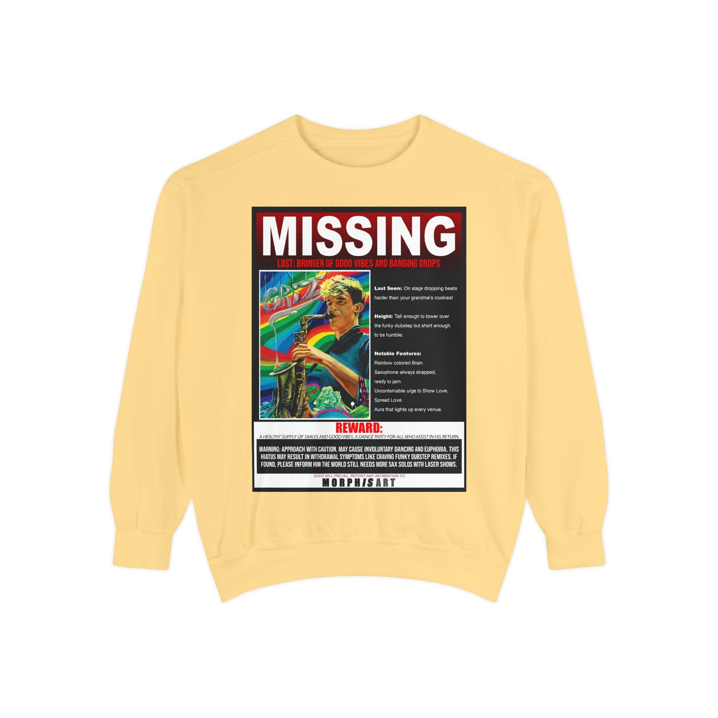 Missing GRiZ - Crewneck Sweatshirt