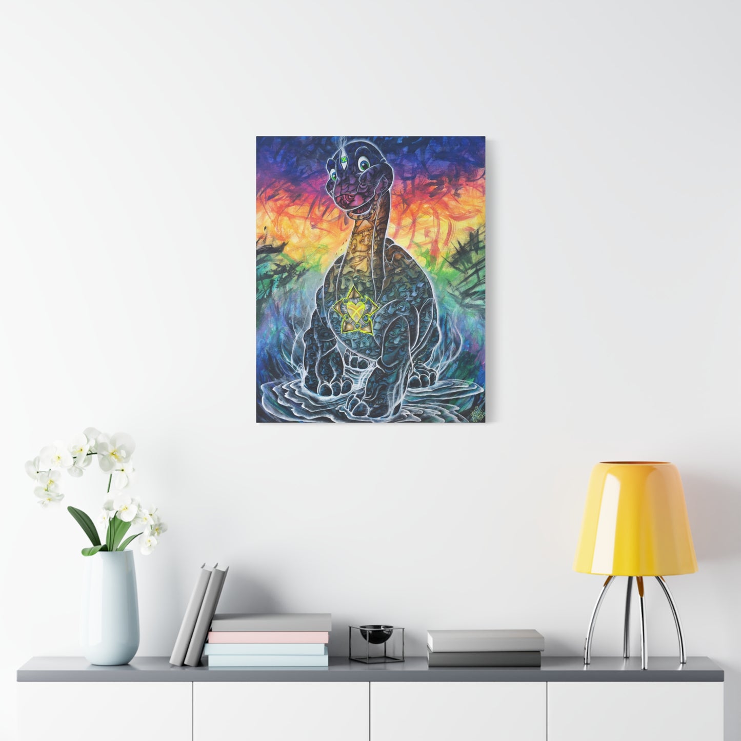Lost Lands Before Time Littlefoot - Canvas Print