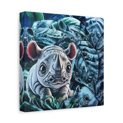 Rhinobody Cares? - Canvas Print