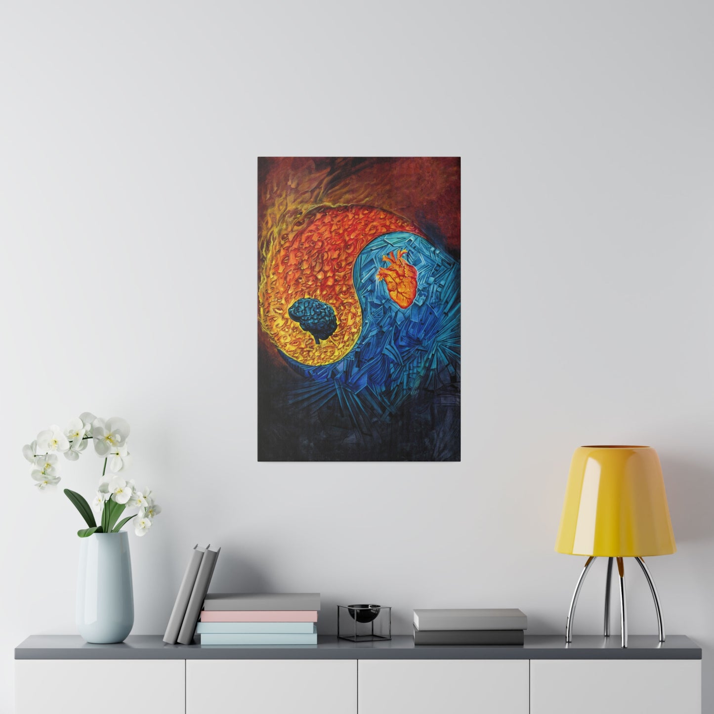 Heart Mind Coherence - Canvas Print