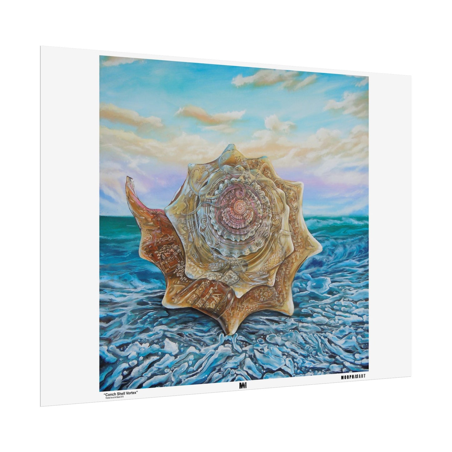 Conch Shell Vortex - Fine Art Prints