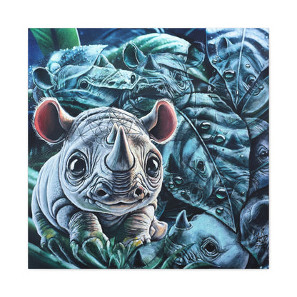 Rhinobody Cares? - Canvas Print