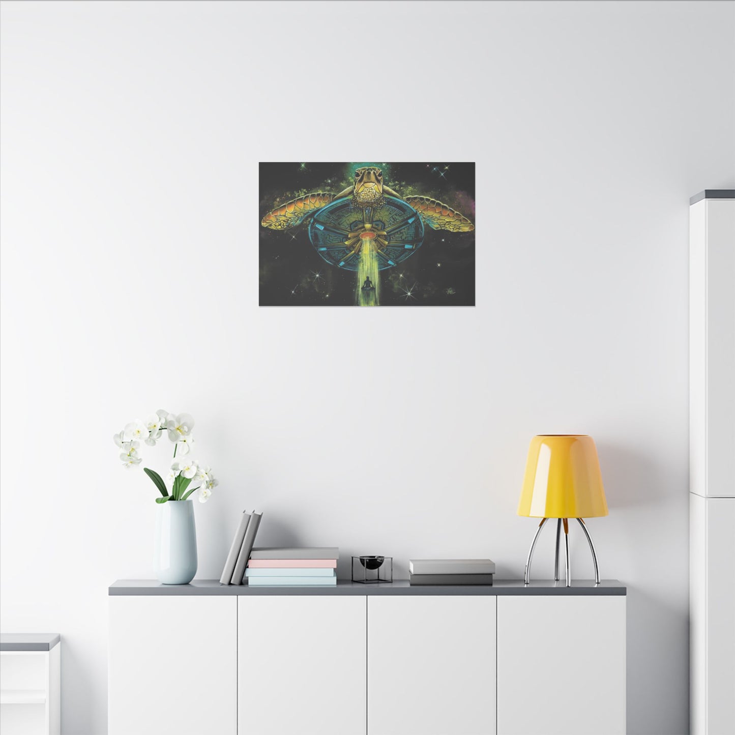 Turtle Abduction - Canvas Print