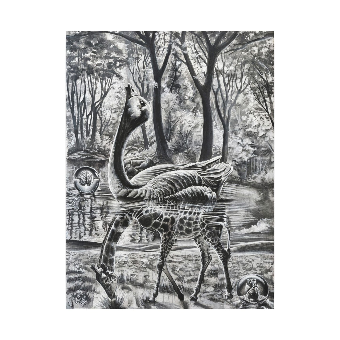 Mind Over Matter - Canvas Print