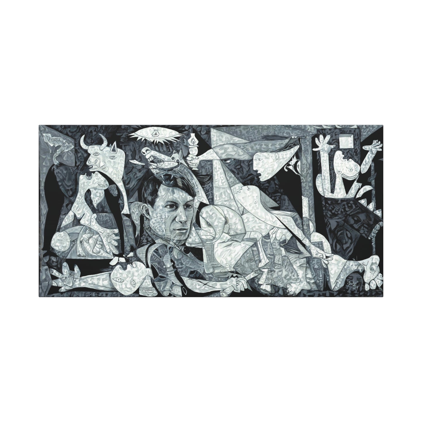 Morphed Picasso Guernica - Canvas Print