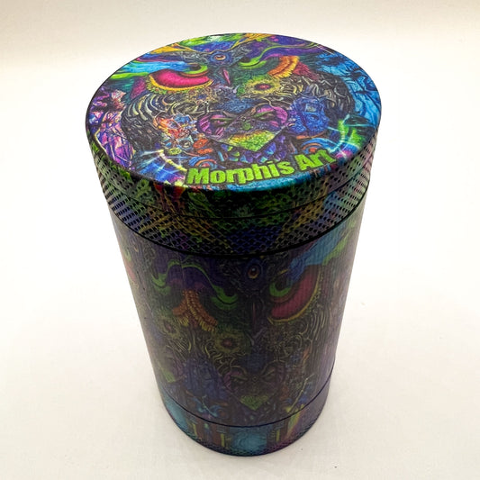 Morphis Art 5-Piece Metal Grinder + Stash Chamber