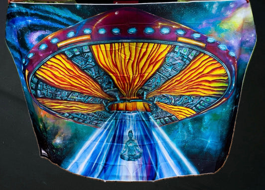 Unidentified Flying Mushroom - Tapestry