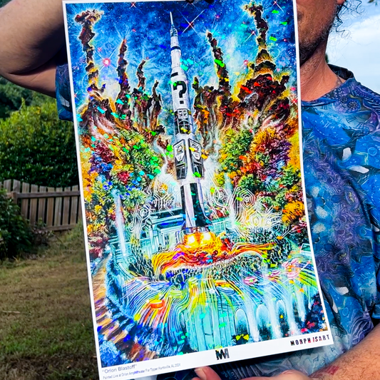 Tipper at Orion 2025 11 x 17 Holographic poster print