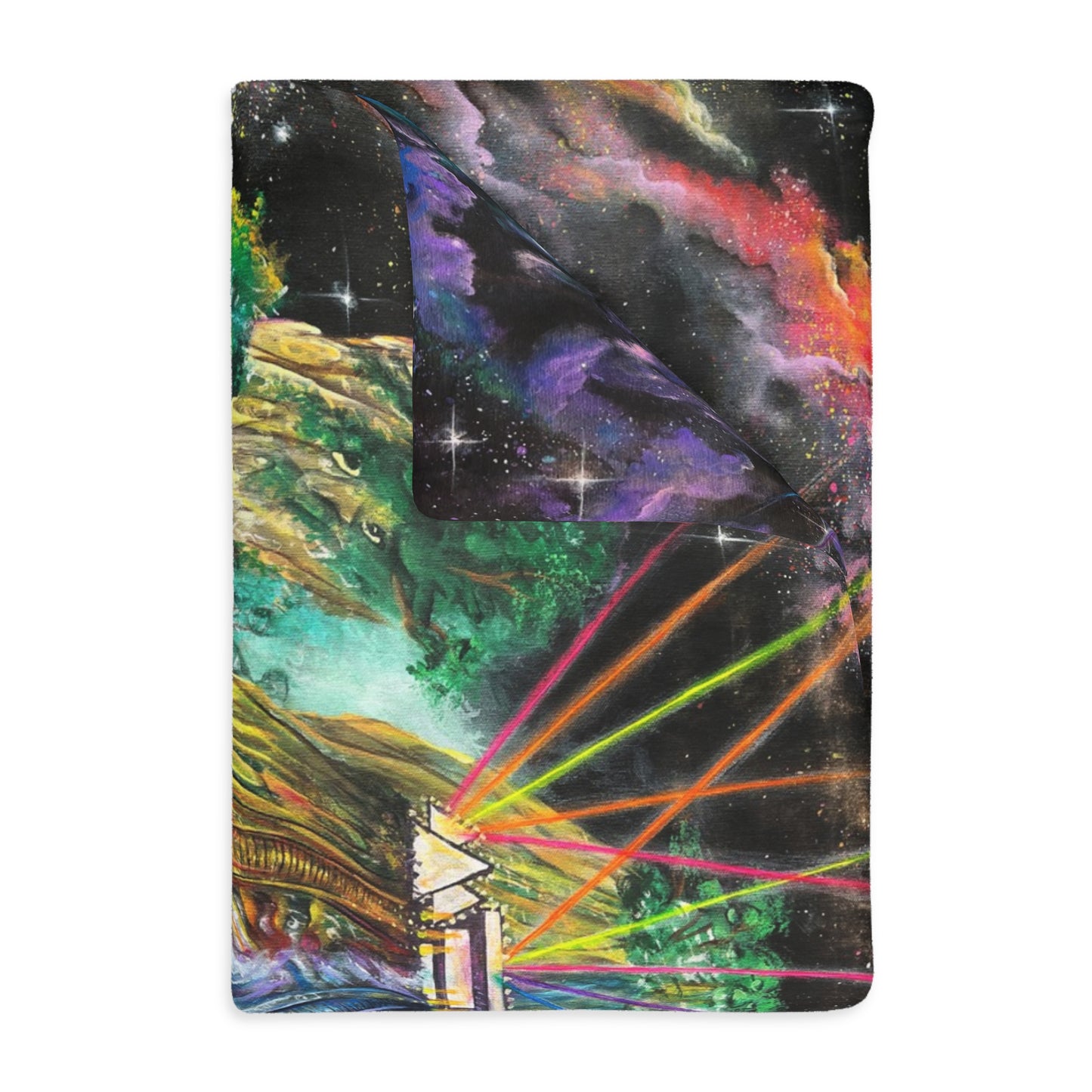 Mystical Nature Velveteen Blanket - Two-Sided Cozy Comfort