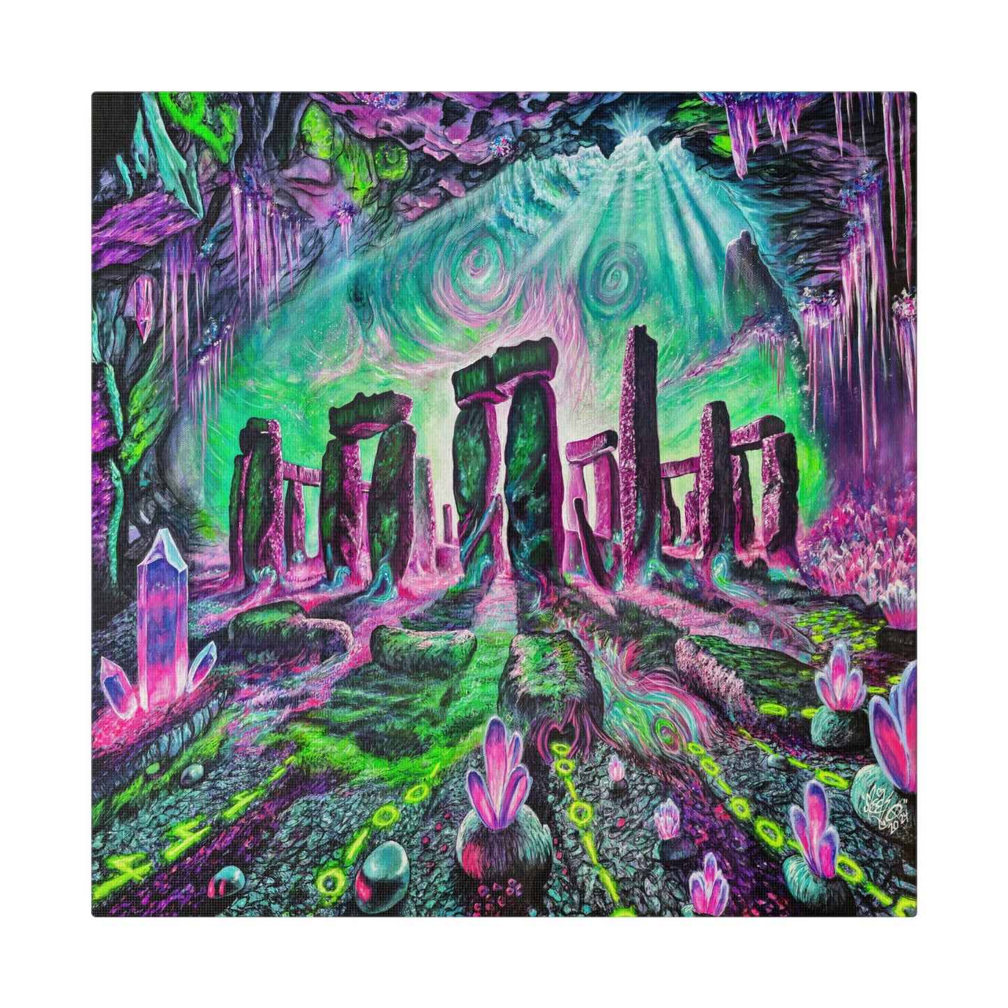 Stonehenge Caverns - Canvas Print