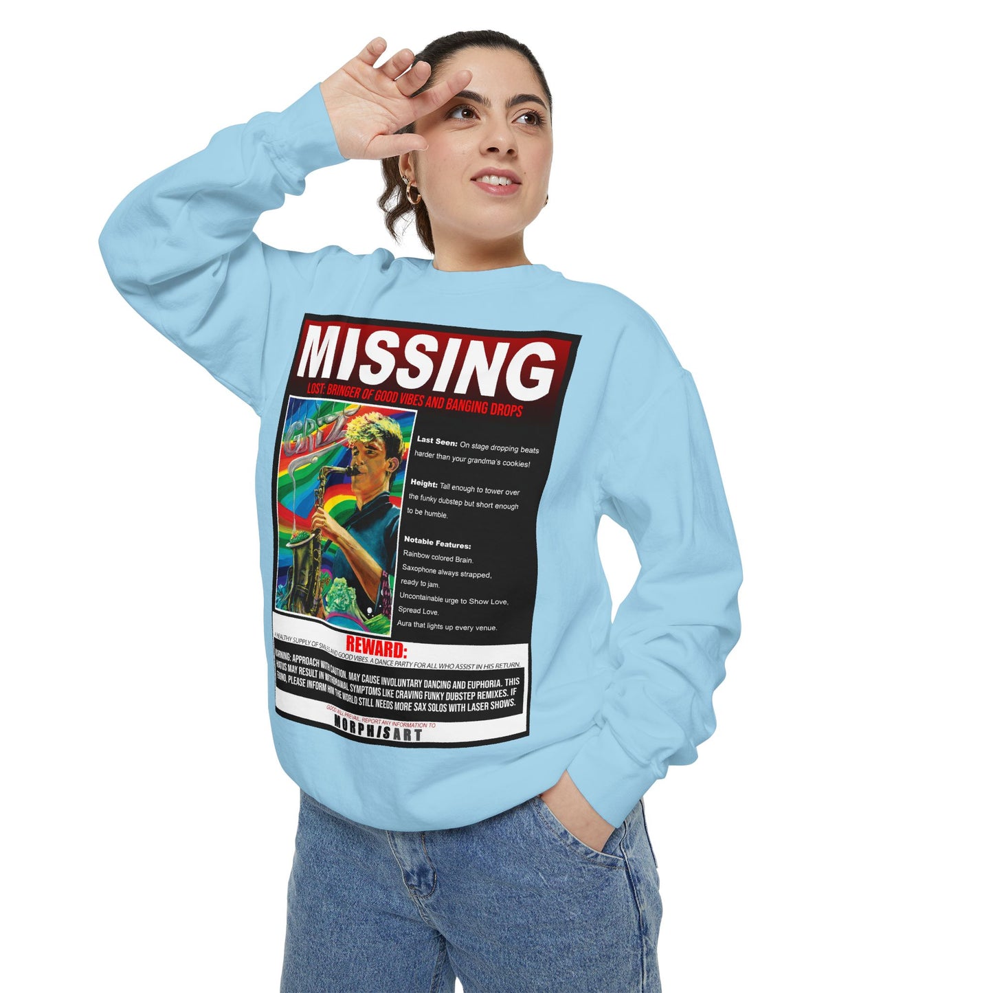 Missing GRiZ - Crewneck Sweatshirt