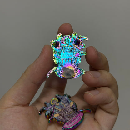 Straw Hat Frequencies 1.5" Pin