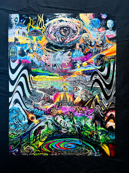 EVOL 
Limited Edition Textured Holographic Poster