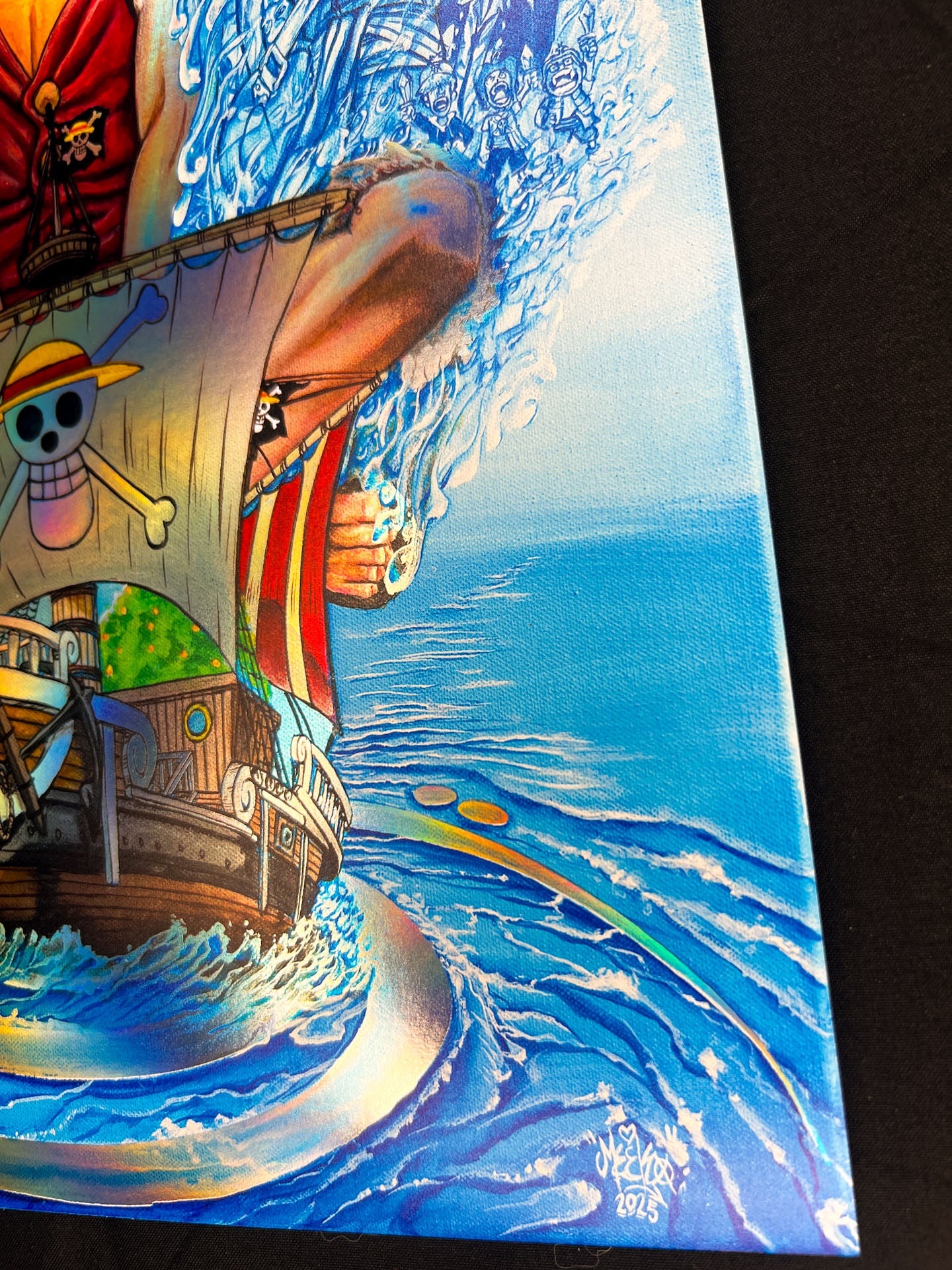 Straw Hat Frequencies LE Spot Rainbow Holographic Poster