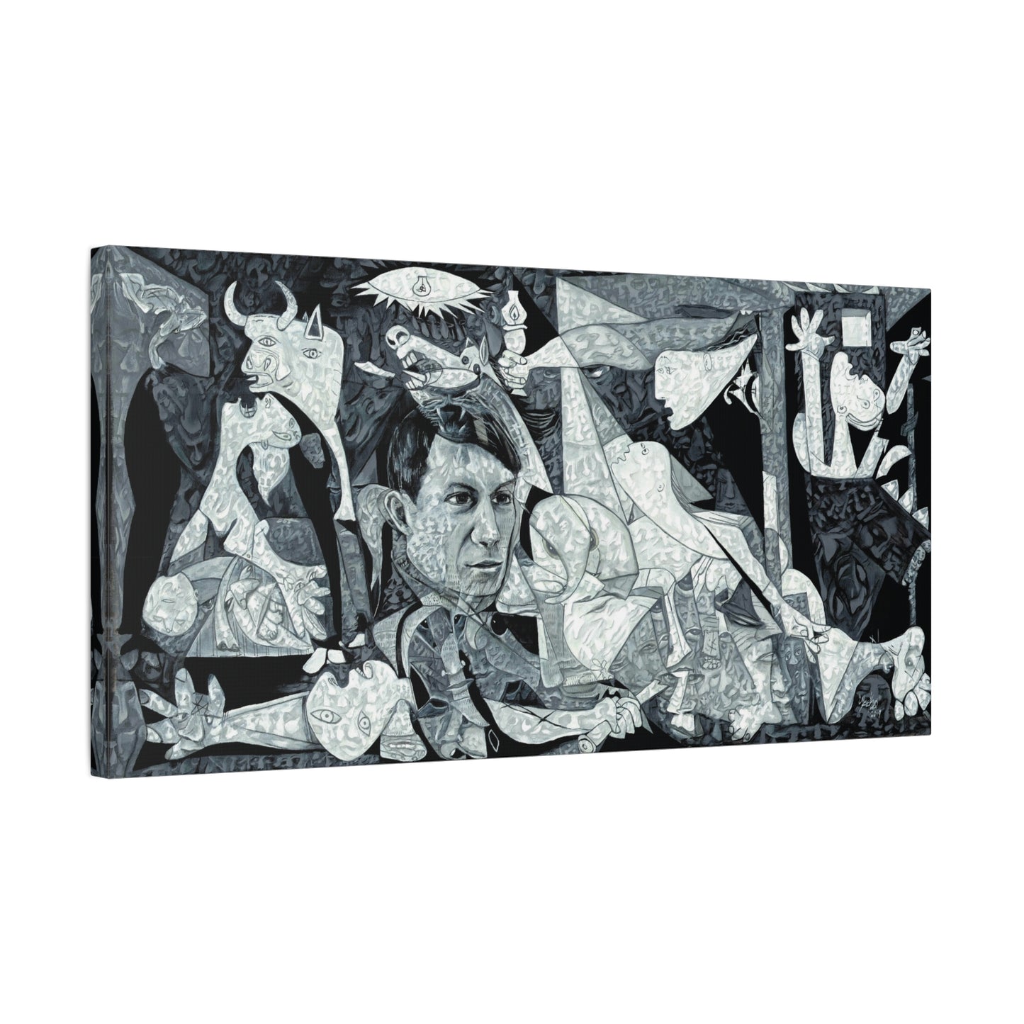 Morphed Picasso Guernica - Canvas Print