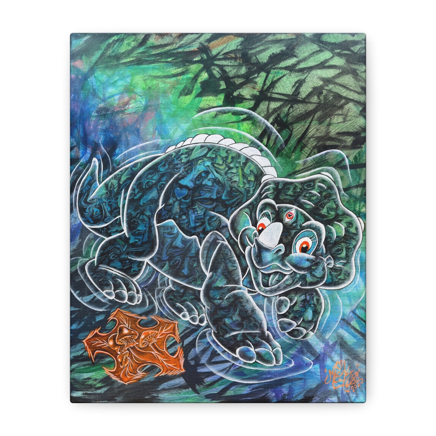 Lost Lands Before Time Cera - Canvas Print