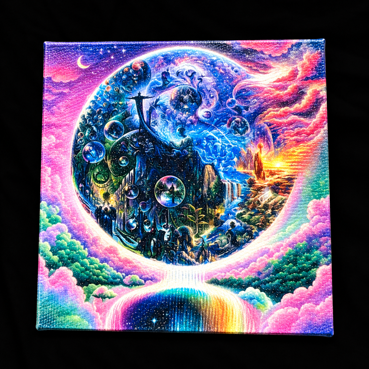 Pure - Mini Canvas Magnet