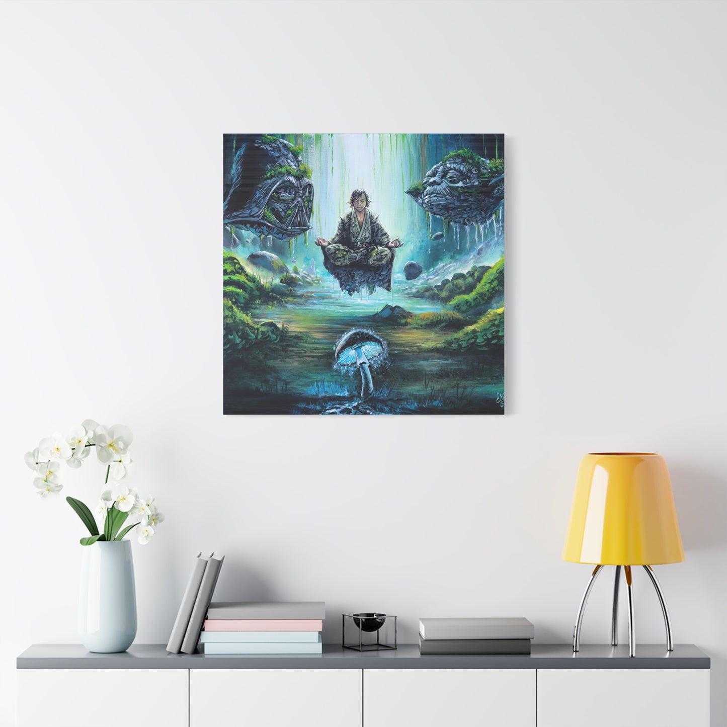 Mycelium Jedi Visions - Canvas Print