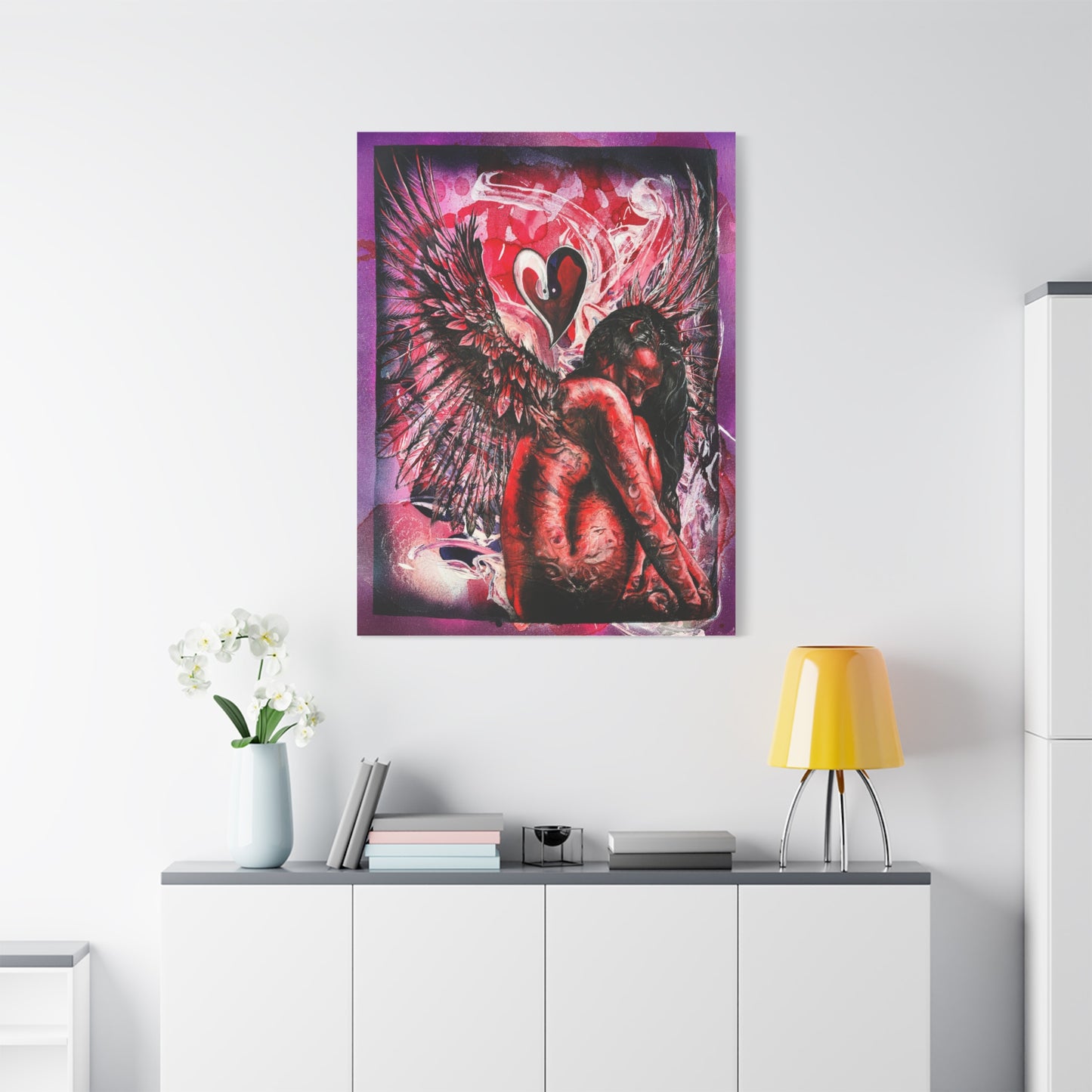 Dark Cupid - Canvas Print