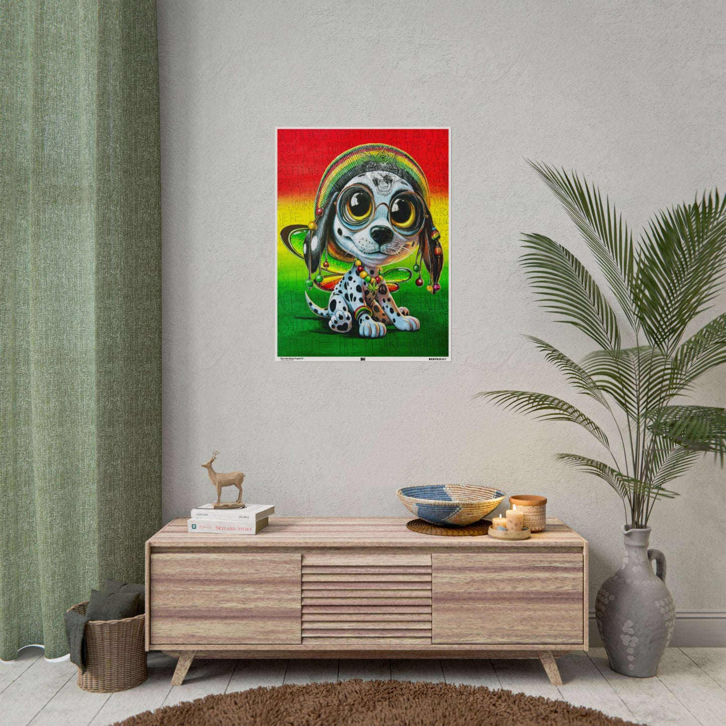 Zion the Rasta PuppyFly - Fine Art Prints
