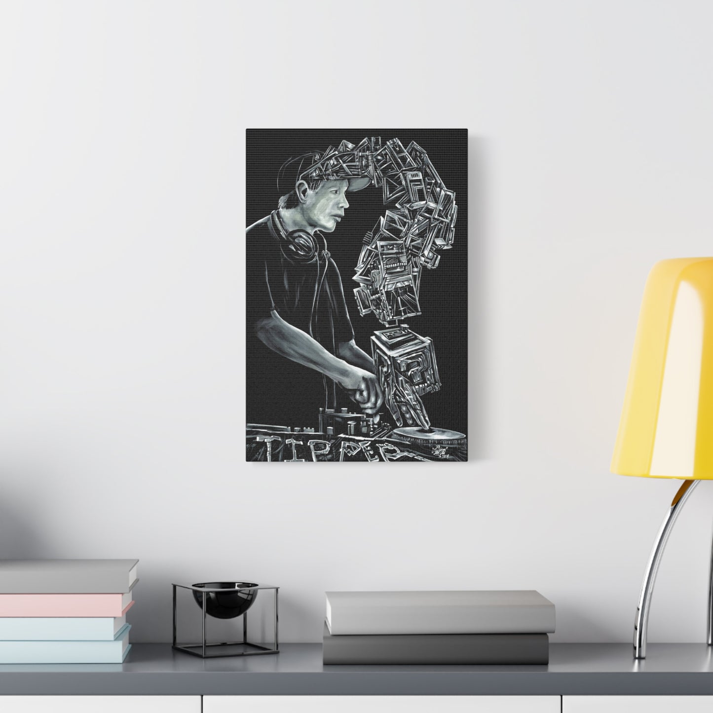Dave Tipper Portrait - Canvas Print
