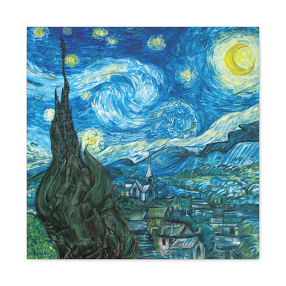 Morphed Starry Night - Canvas Print