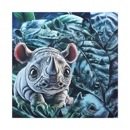 Rhinobody Cares? - Canvas Print