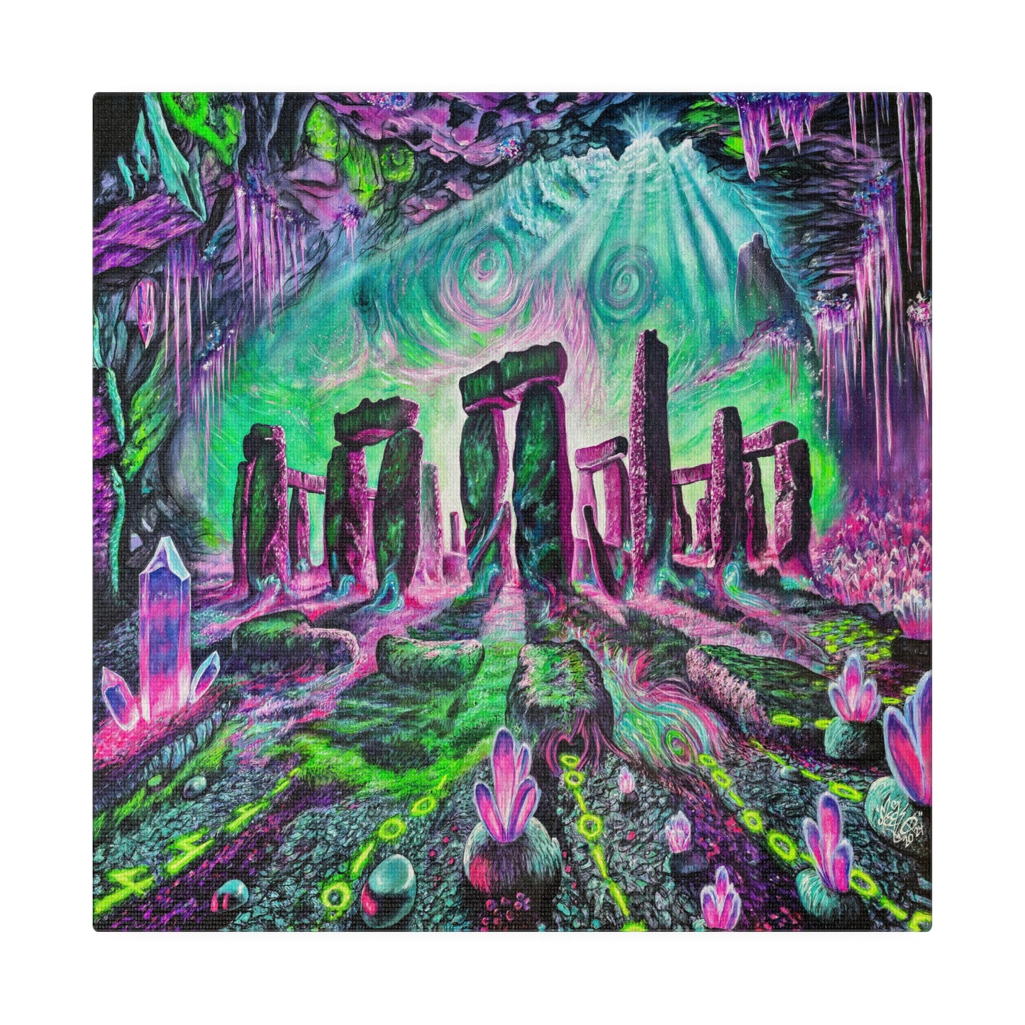 Stonehenge Caverns - Canvas Print