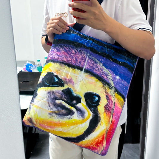 Space Sloth- Outdoor Blanket