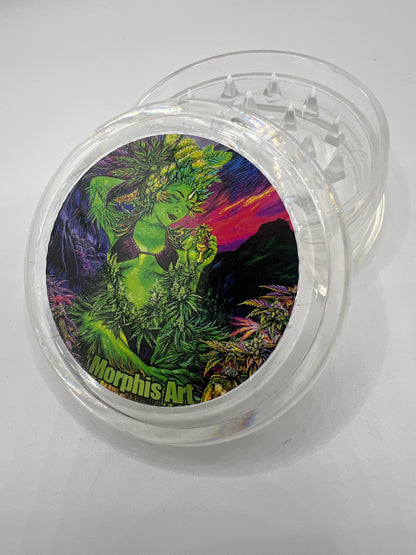 Morphis Art Acrylic Grinder with Storage Compartment