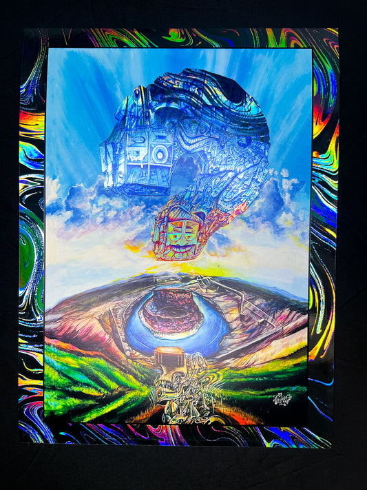 THE FINAL SUNSET Limited Edition Holographic Poster