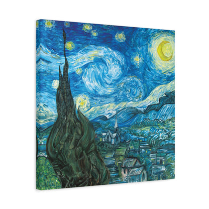 Morphed Starry Night - Canvas Print