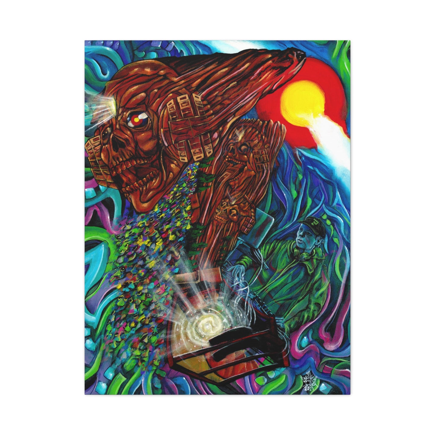 Tipper Rocks - Canvas Print