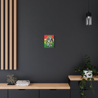 Zion the Rasta PuppyFly - Canvas Print
