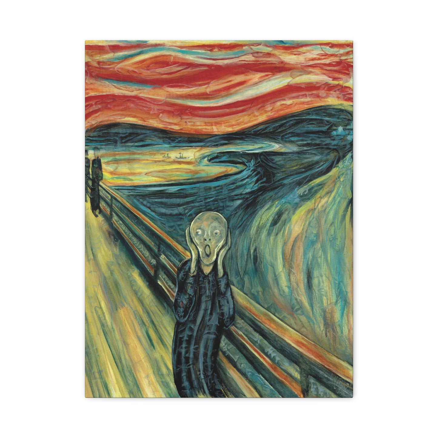 Morphed Scream - Canvas Print