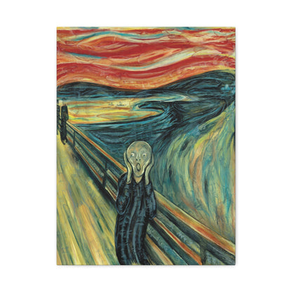 Morphed Scream - Canvas Print